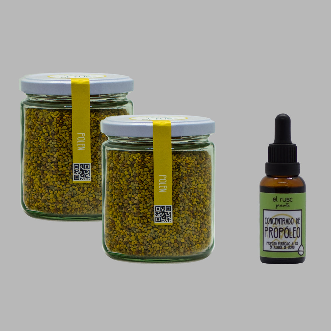 PACK Polen 500g y concentrado de propóleo 20%
