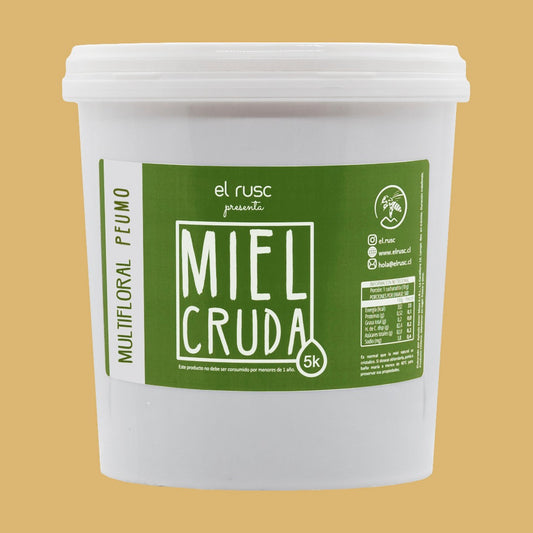 Miel multifloral 5 kilos - origen Peumo